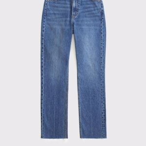 Abercrombie & Fitch Women's Blue Straight Leg Jeans